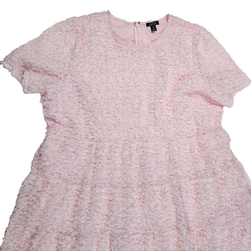 Halogen X Atlantic-Pacific Floret Pink Ballerina Midi Dress Size 3X Blair Eadie - Picture 8 of 16